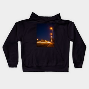 Beautiful Christmas Night in Tracadie, New Brunswick Kids Hoodie